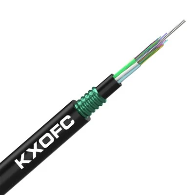 Direkte begravelse pansret fiberoptisk kabel